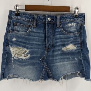 AMERICAN EAGLE Denim Jean Mini Skirt